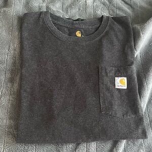 Carhartt Dark Gray Original Fit Tee L